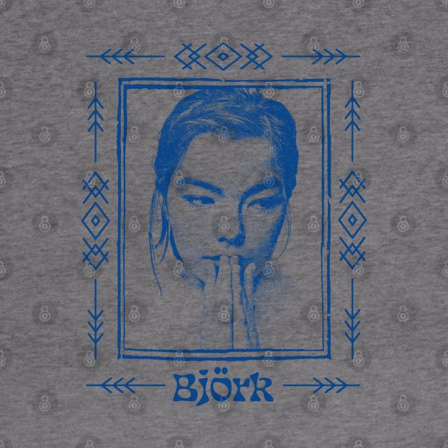 Björk / Vintage Style Aesthetic Fan Art Design by DankFutura